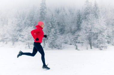 Correr con frío mujer