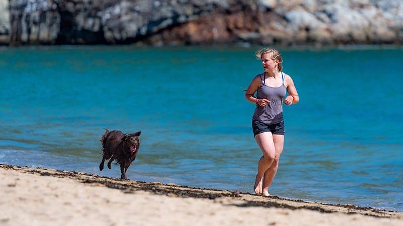 correr-por-la-playa-chica-perro