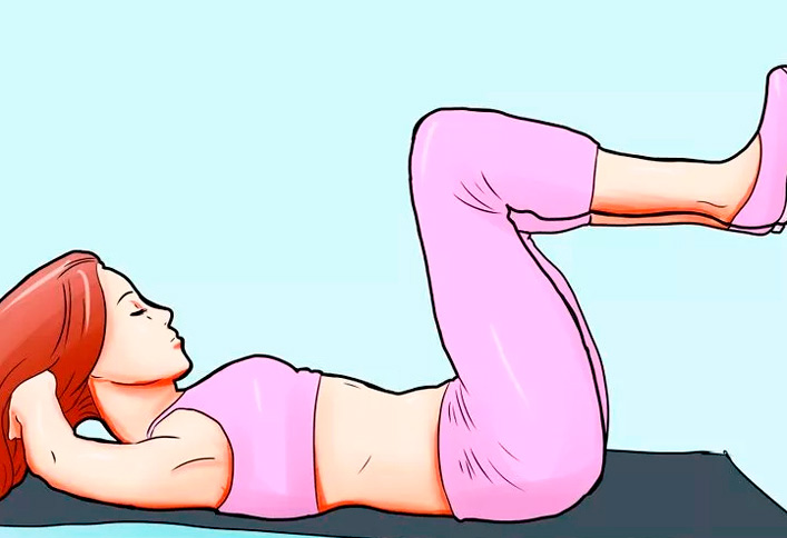 cómo conseguir abdominales piernas elevadas