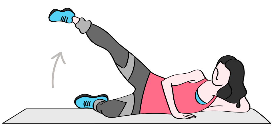 ejercicios-muslo exterior-two pumps-elevacion pierna