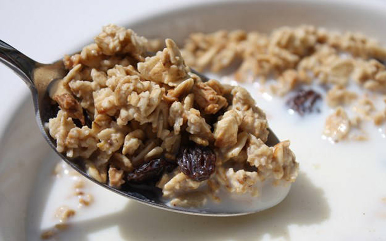 qué y cuándo comer antes de entrenar cereales